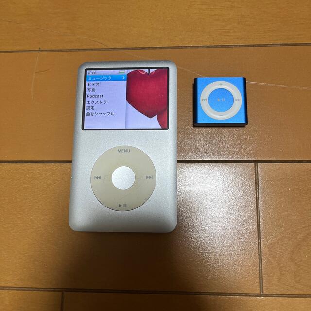 iPod(アイポッド)のiPod classic iPod shuffle ケーブル スマホ/家電/カメラのオーディオ機器(ポータブルプレーヤー)の商品写真