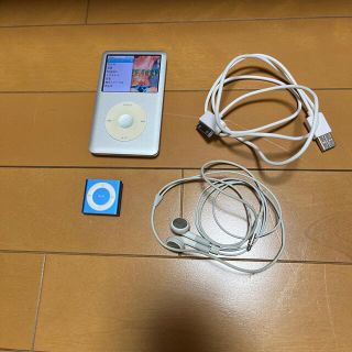 アイポッド(iPod)のiPod classic iPod shuffle ケーブル(ポータブルプレーヤー)