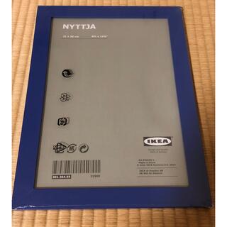イケア(IKEA)の新品未使用未開封: イケア NYTTJA フレーム  壁掛け 額 ブルー(フォトフレーム)