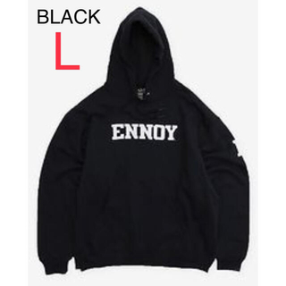 ワンエルディーケーセレクト(1LDK SELECT)のennoy LOGO parka BK L(パーカー)