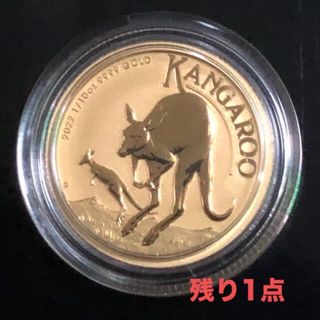 2022年　カンガルー金貨　１／１０オンス(金属工芸)