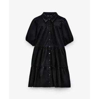 ザラ(ZARA)の新品☆ フレアーワンピース(ミニワンピース)