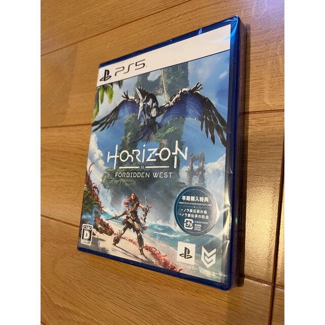 PlayStation(プレイステーション)のPS5 Horizon Forbidden West ホライゾン 新品未開封 エンタメ/ホビーのゲームソフト/ゲーム機本体(家庭用ゲームソフト)の商品写真