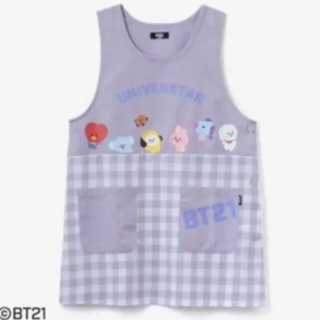 防弾少年団(BTS)(ボウダンショウネンダン)のst13様専用    BT21 エプロン BTS レディースのレディース その他(その他)の商品写真