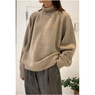 stein EX FINE LAMBS LOOSE HIGH NECK KNIT(ニット/セーター)