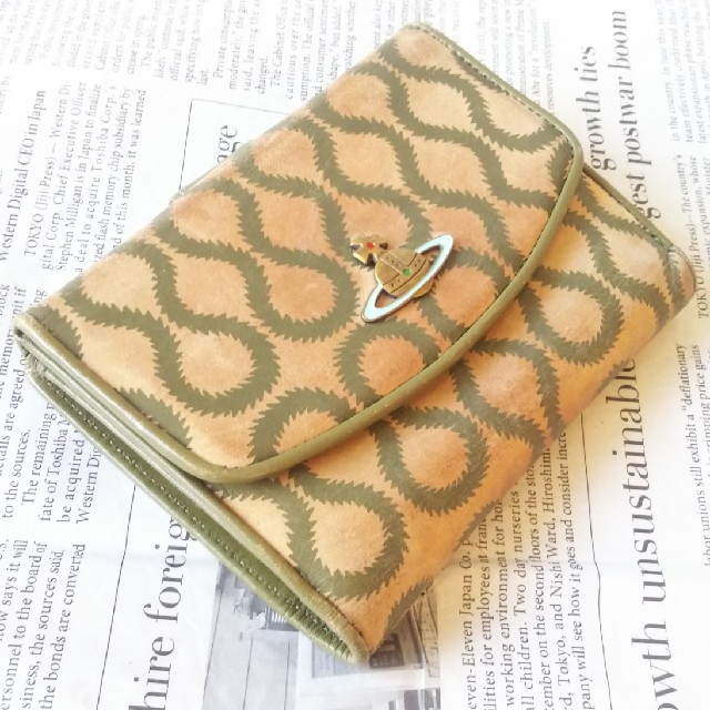 vivienne westwood 00s ”スクイグル柄”長財布 - 通販 - toptelha.net.br