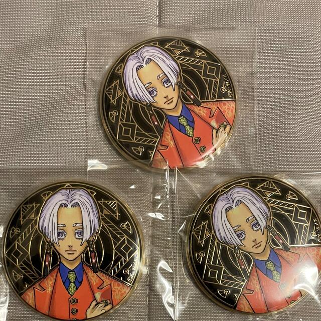 東京リベンジャーズ 原画展 アルティメタルバッジ 黒川イザナ3個セット