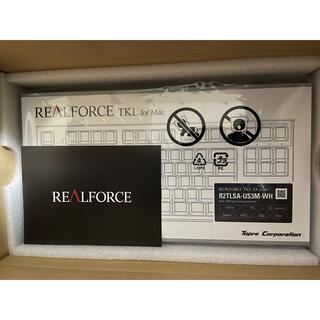 【新品未開封】REALFORCE Mac用 ホワイト R2TLSA-US3M(PC周辺機器)
