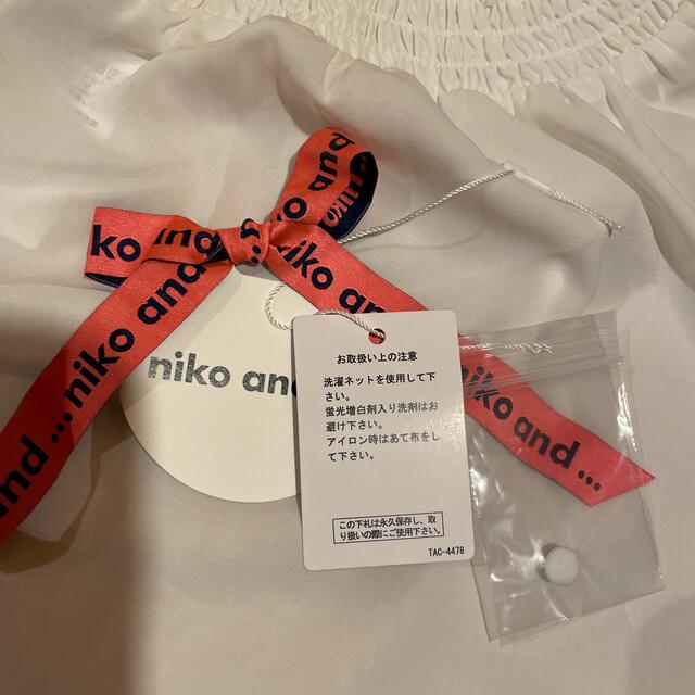 niko and...(ニコアンド)の【ソルス様専用】フリル　付け襟 レディースのアクセサリー(つけ襟)の商品写真