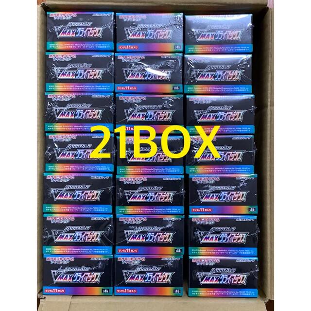 超可爱の vmax ポケモンカード 21BOX シュリンク付き 新品未開封
