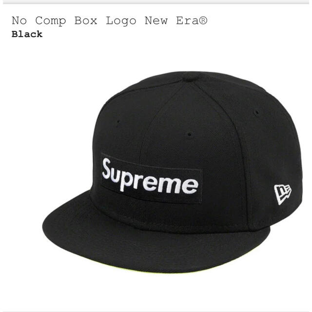 キャップsupreme no comp box logo new era