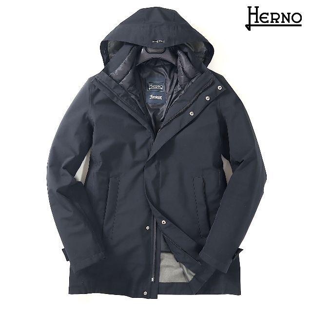 HERNO(ヘルノ)のd22-02166 ヘルノ　17万ゴアテックス2way ダウンコート メンズのジャケット/アウター(ダウンジャケット)の商品写真