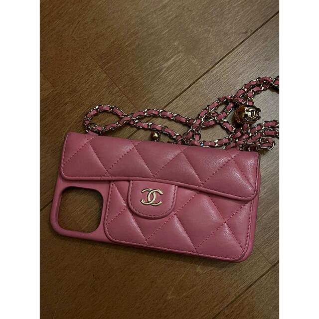 CHANEL シャネル iPhone ケース ピンク レア - iPhoneケース