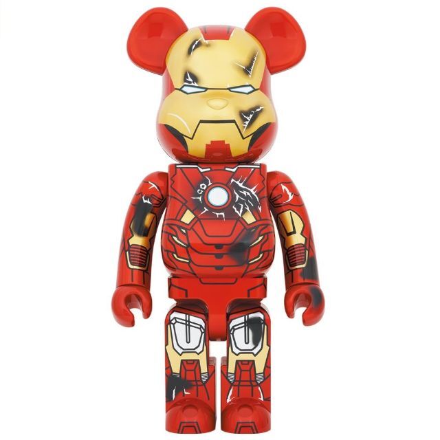 その他BE@RBRICK IRON MAN MARK VII DAMAGE 1000%