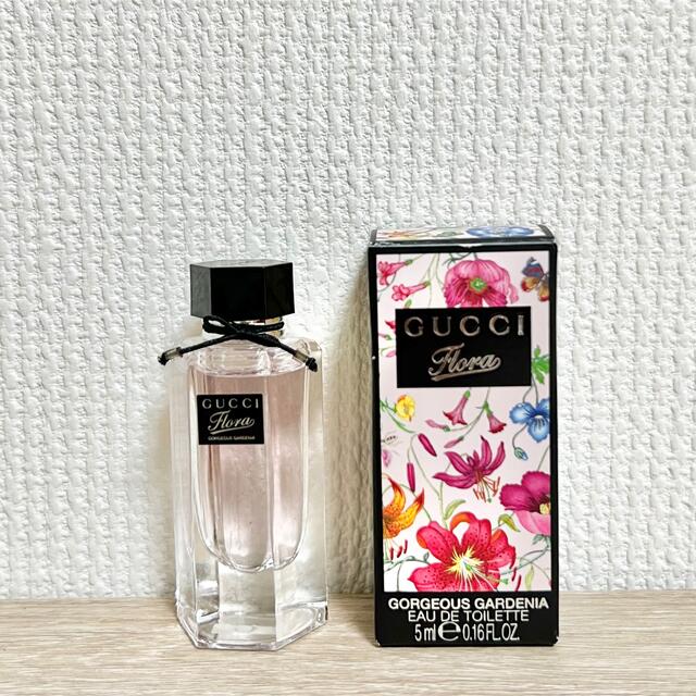 Gucci(グッチ)のGUCCI 香水 フローラゴージャスガーデニア オードパルファム　5ml コスメ/美容の香水(香水(女性用))の商品写真