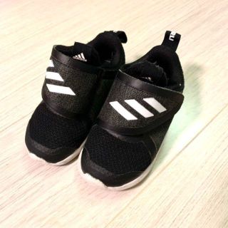 アディダス(adidas)のadidas アディダス スニーカー　ベビーシューズ　13cm 黒　ブラック(スニーカー)