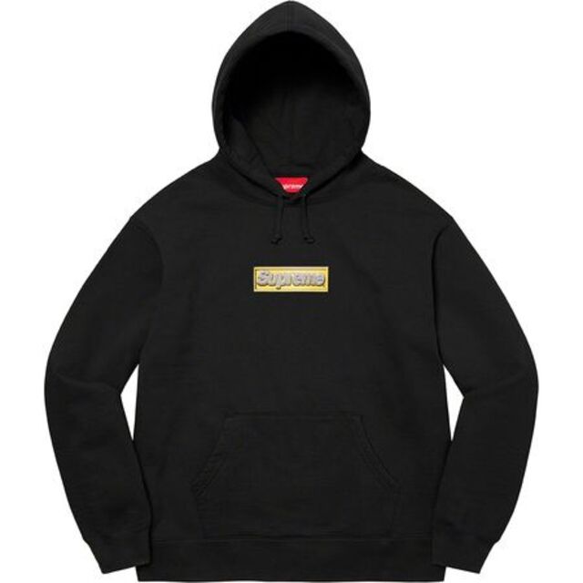 XLカラー評価多数!! XL supreme Bling Box Logo Hooded