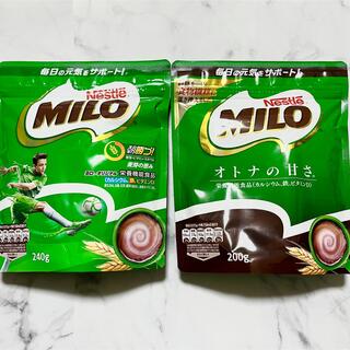 【２袋・未開封】ミロ 240g + オトナの甘さ200g