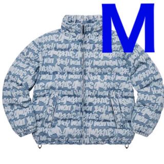 シュプリーム(Supreme)のFat Tip Jacquard Denim Puffer Jacket(ダウンジャケット)