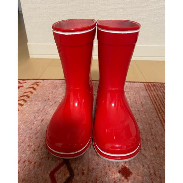 BANDAI(バンダイ)のアンパンマン  赤色　長靴　15.0 キッズ/ベビー/マタニティのキッズ靴/シューズ(15cm~)(長靴/レインシューズ)の商品写真