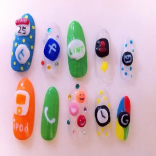 app nail. コスメ/美容のネイル(つけ爪/ネイルチップ)の商品写真