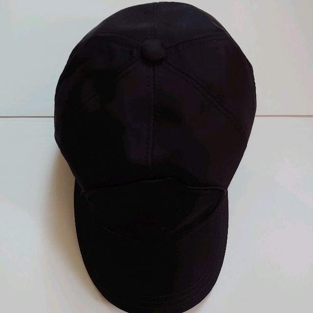 正規品 PRADA プラダ ロゴ ベースボールキャップ ブラック ナイロン 正規品 PRADA プラダ ロゴ ベースボールキャップ ブラック ナイロン