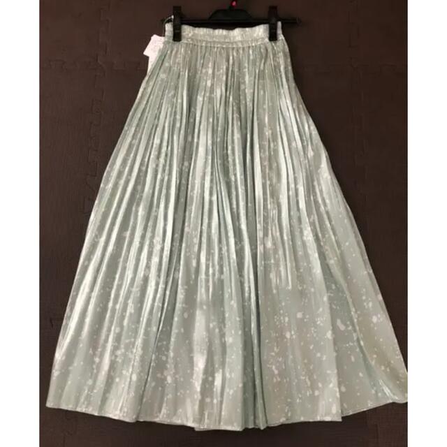 ViS(ヴィス)のvis アソートシャイニースカート グリーン レディースのスカート(ロングスカート)の商品写真