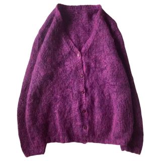 VINTAGE COLOR MOHAIR CARDIGAN カーディガン モヘア(カーディガン)