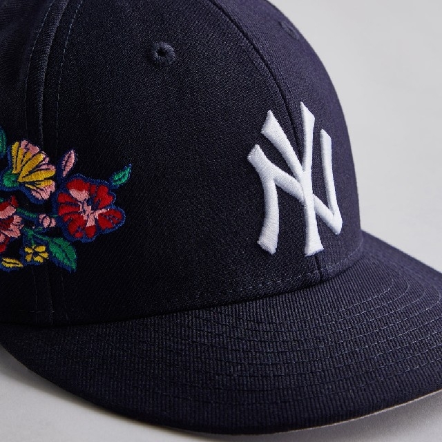 【7 5/8】Kith & New Era Yankees Floral  紺