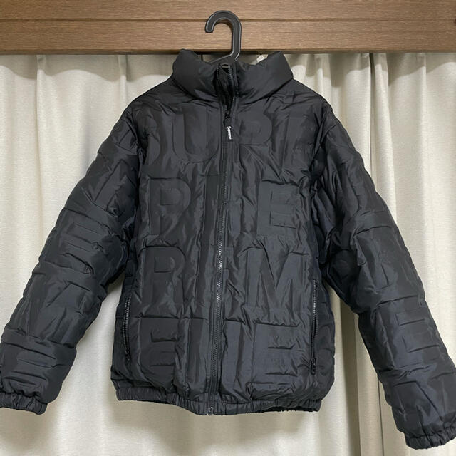 supreme Bonded Logo Puffy Jacket black