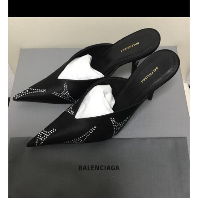 Balenciaga(バレンシアガ)のバレンシアガ　新品　ミュール　パンプス　黒　35 レディースの靴/シューズ(ミュール)の商品写真