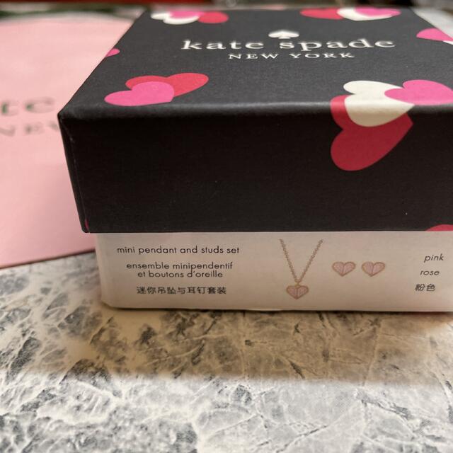 早い者勝ち　新品　kate spade ハート　ネックレス　ピアス