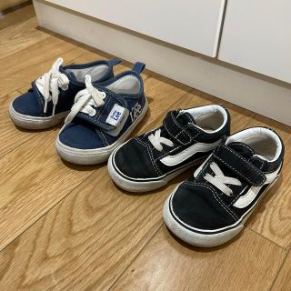 ヴァンズ(VANS)の【３月４日まで❗️１週間限定】子供　靴　VANS LEE 2点セット(スニーカー)