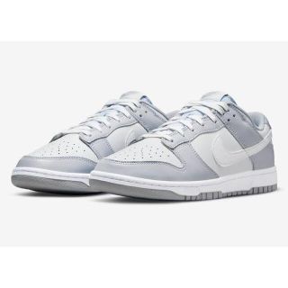 ナイキ(NIKE)のNIKE dunk low ナイキ ダンク ロー Grey グレー 26.5cm(スニーカー)