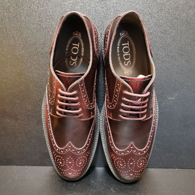 トッズ（TOD'S） イタリア製革靴 ボルドー UK6.5