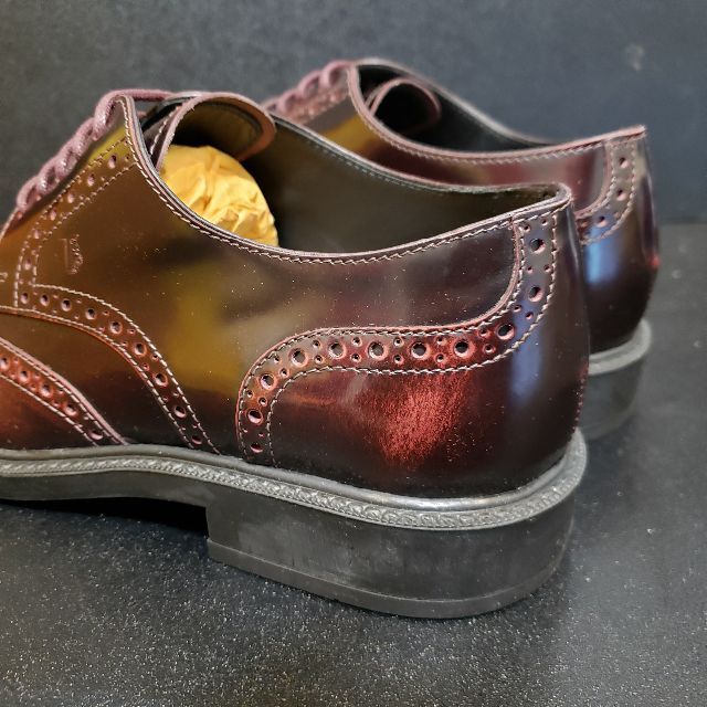 トッズ（TOD'S） イタリア製革靴 ボルドー UK6.5 6