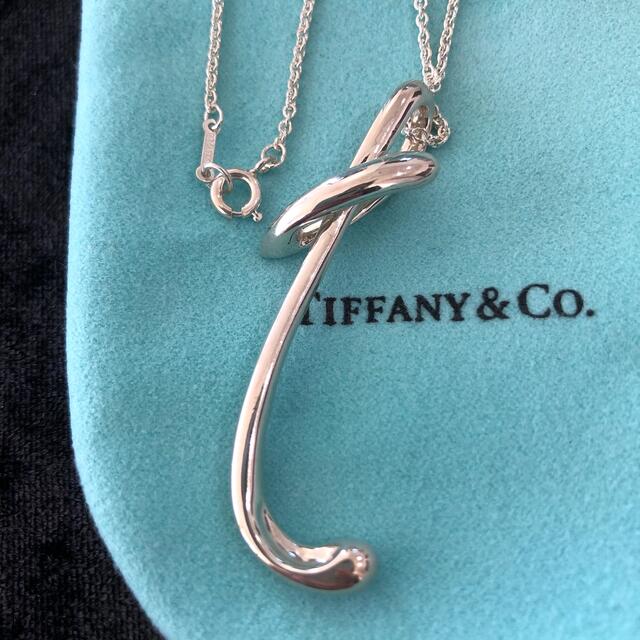 Tiffany イニシャルペンダントロングネックレス 希少サイズ - ネックレス