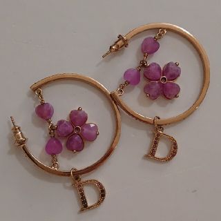 ディオール(Christian Dior) ピアス(フラワー)の通販 12点