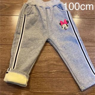 ディズニー　ミニーちゃん　ズボン　モコモコ　冬　100cm ユニクロ(パンツ/スパッツ)