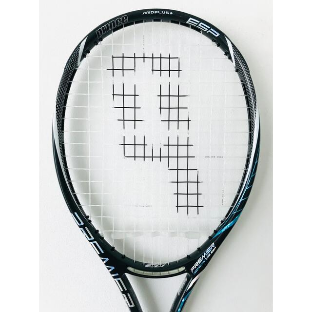 105【美品】プリンス『プレミア 105 ESP』テニスラケット／G3／ブルー／希少