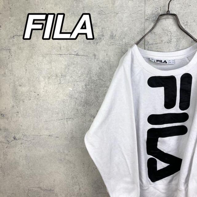 FILA(フィラ)の希少 90s フィラ スウェット ビッグプリント 美品. メンズのトップス(スウェット)の商品写真
