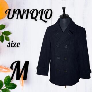 ユニクロ(UNIQLO)の【人気】【M】UNIQLO ユニクロ　コート　アウター　ジャケット　ブラック(ピーコート)
