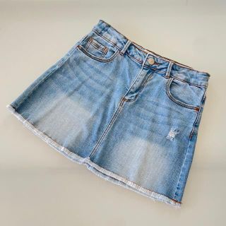 ザラキッズ(ZARA KIDS)のZARA デニムスカート　ZARAキッズ　140(スカート)