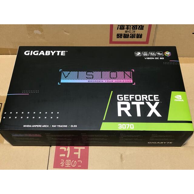 PCパーツGIGABYTE GeForce RTX 3070 VISION rev1.0