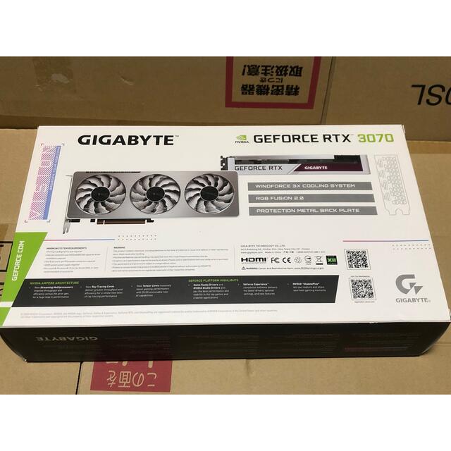 GIGABYTE GeForce RTX 3070 VISION rev1.0 スマホ/家電/カメラのPC/タブレット(PCパーツ)の商品写真