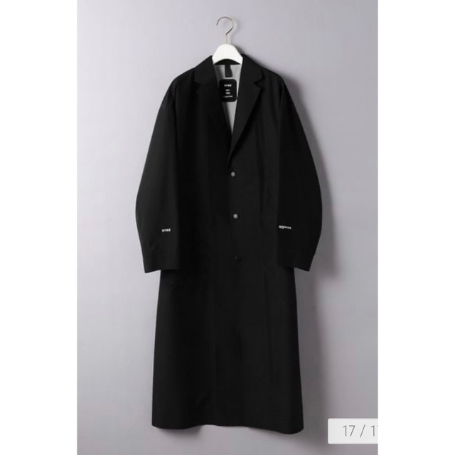 値下 HYKE Pertex Shop Coat ショップ ハイクnorth - ロングコート