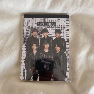 ストーンズ(SixTONES)のSixTONES メモ帳 フレークシール(アイドルグッズ)