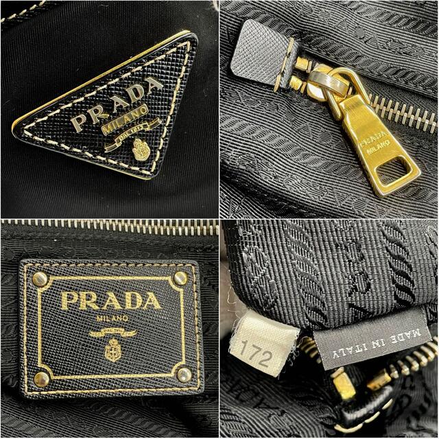 美品❤️鑑定済！PRADA プラダ トートバッグ テスート ナイロン ブラック 9