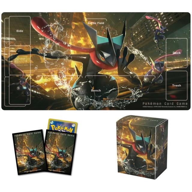 かがやくゲッコウガ デッキシールド プレイマット ポケモンカード