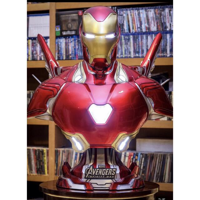 超美品の アベンジャーズ3 アイアンマン マーク50 1/1胸像 QS